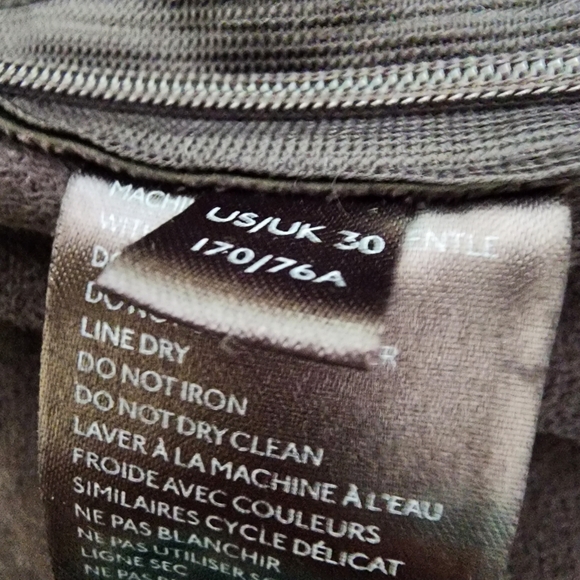 Free People We The Free Black Spitfire Faux Leather Pants, Size 30 - Picture 8 of 10